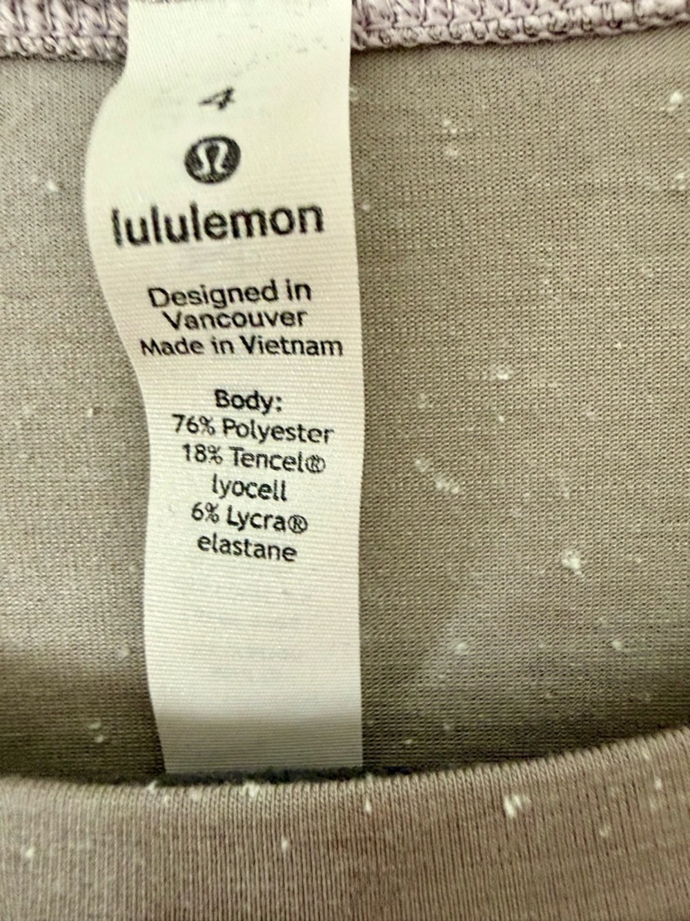 EUC  Lululemon Unwind Your Mind Tie-Waist T-Shirt Dress - Dark Chrome - 4 - Picture 2 of 4